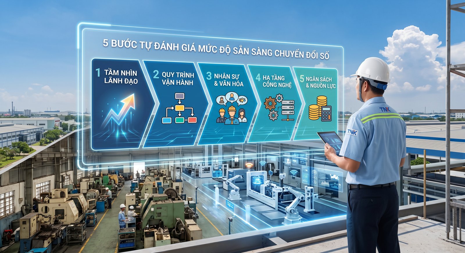5 Bước Tự Đánh Giá Mức Độ Sẵn Sàng Chuyển Đổi Số Của Doanh Nghiệp Sản Xuất